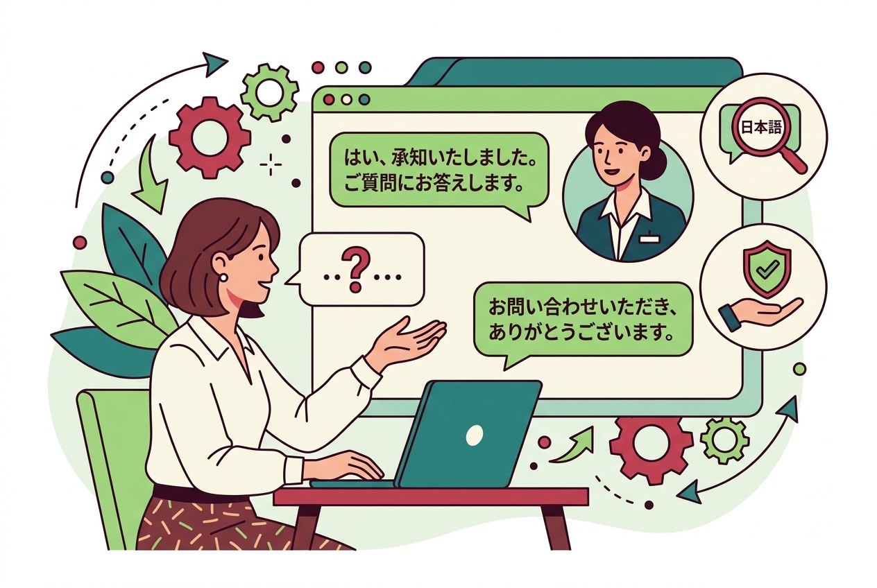判断基準③：日本語サポートは「ある」だけでなく「返ってくるか」を試す